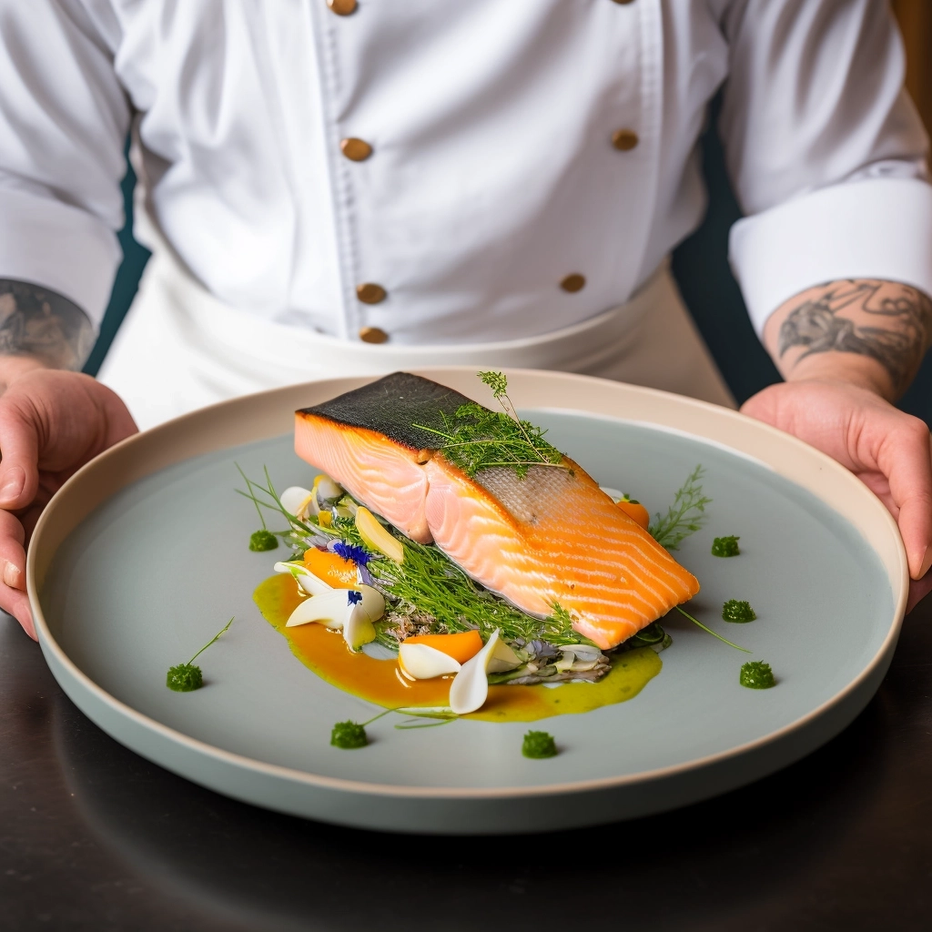 An exclusive prepared arctic char